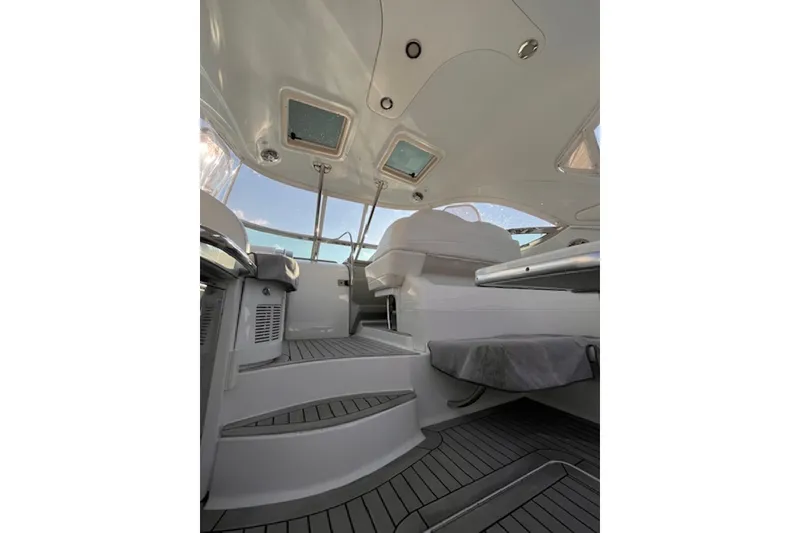 Slide: The Image of Interior of 2011 Formula 37 Performance Cruiser, featuring sleek design and modern amenities. - 17