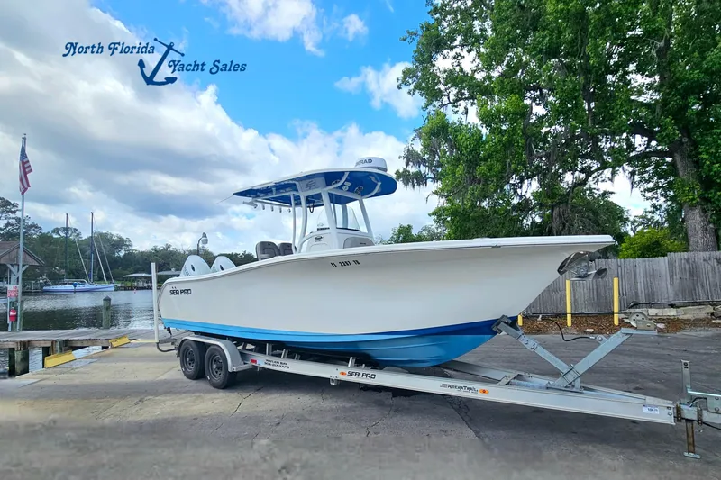 The Image of 2021 Sea Pro 259 Center Console boat on trailer at North Florida Yacht Sales. - 1