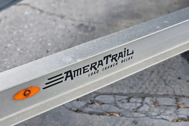 Slide: The Image of AmeraTrail boat trailer with orange reflector, suitable for 2021 Sea Pro 259 Center Console. - 8