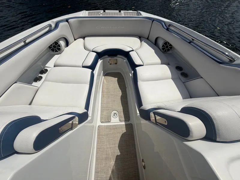 Slide: The Image of Interior of Crownline Eclipse E285 XS boat, 2023 model. - 16
