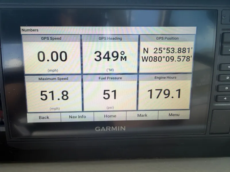 Slide: The Image of Garmin display on Crownline Eclipse E285 XS boat, 2023 model. - 22