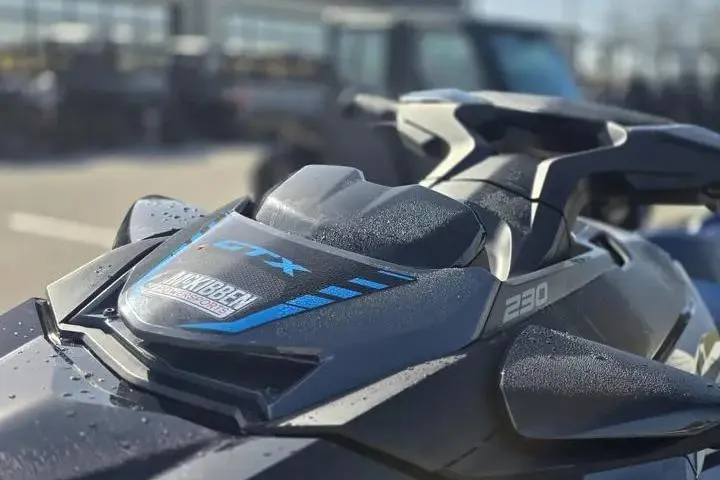 Slide: The Image of 2026 Sea-Doo GTX 230 jet ski with sleek design and modern features. - 3