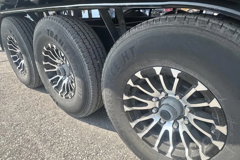 Slide: The Image of Close-up of 2018 Wright Performance 420 wheels with Transforce HT tires on asphalt. - 78