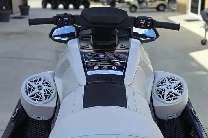 Slide: The Image of 2026 Yamaha WaveRunner VX Cruiser HO dashboard with speakers and controls. - 12