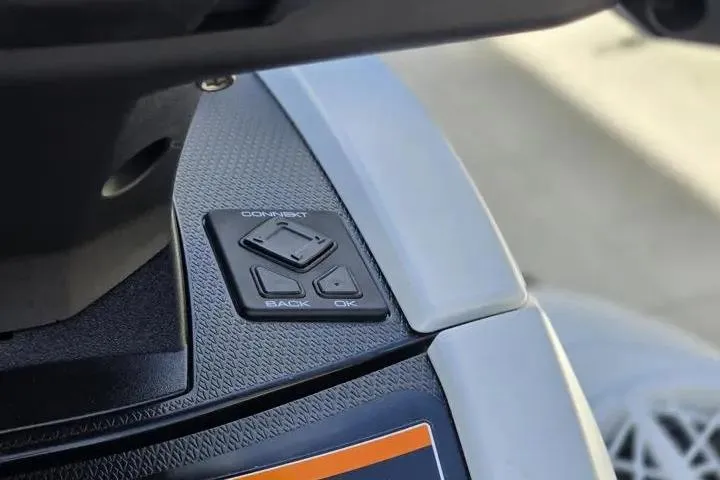 Slide: The Image of 2026 Yamaha WaveRunner VX Cruiser HO dashboard controls close-up. - 16