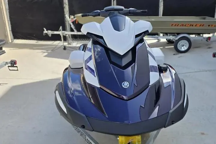 Slide: The Image of 2026 Yamaha WaveRunner VX Cruiser HO in a showroom setting. - 9