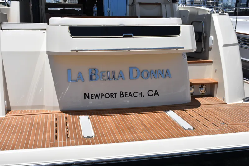 Slide: The Image of Beneteau Monte Carlo 5 yacht, "La Bella Donna," docked in Newport Beach, CA. - 6