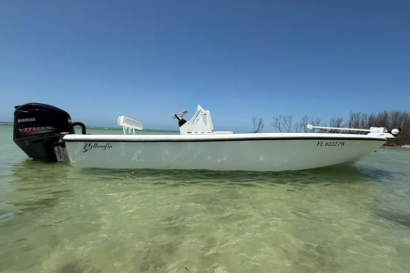 The Image of 2013 Yellowfin 21 Bay boat with Yamaha engine in shallow clear water. - 0