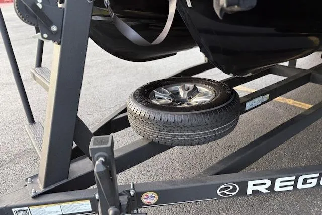 Slide: The Image of Trailer with spare tire for 2024 Regency 250 DL3 boat. - 15