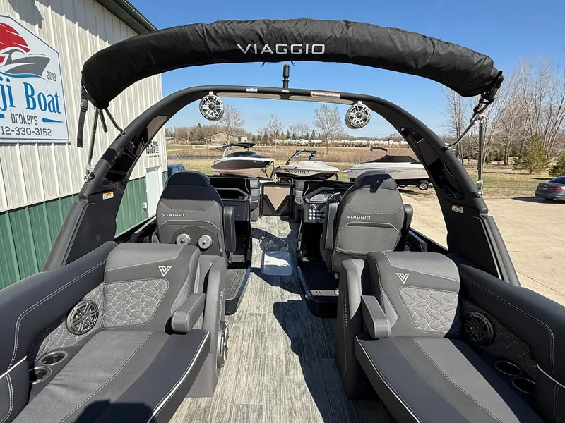 Slide: The Image of Interior of 2024 Viaggio Diamante with luxurious seating and modern features. - 14