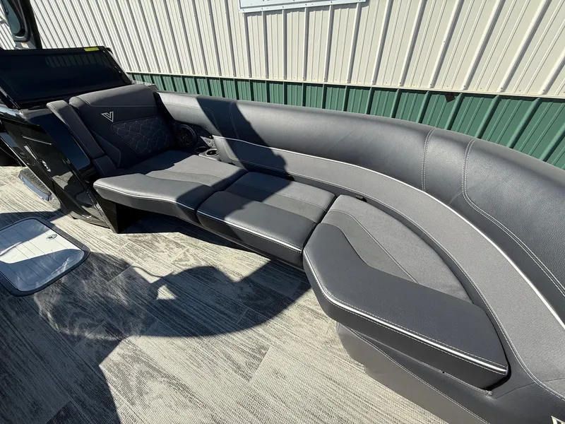 Slide: The Image of Luxurious seating in the 2024 Viaggio Diamante boat. - 16