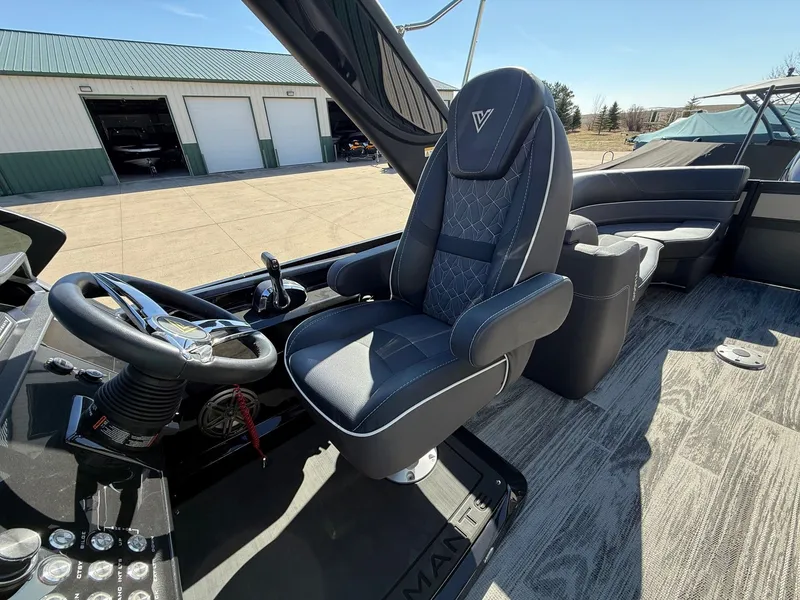 Slide: The Image of Luxurious seating area of the 2024 Viaggio Diamante boat. - 20