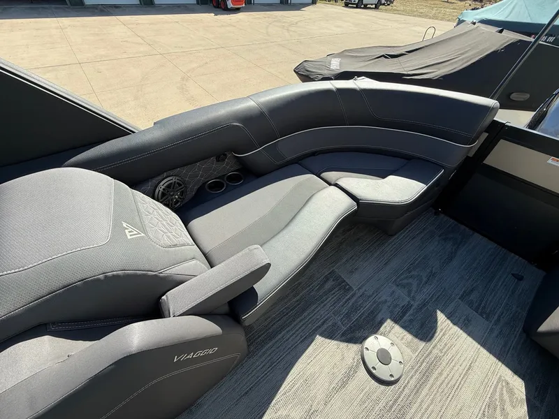 Slide: The Image of Interior of 2024 Viaggio Diamante with luxurious seating. - 31