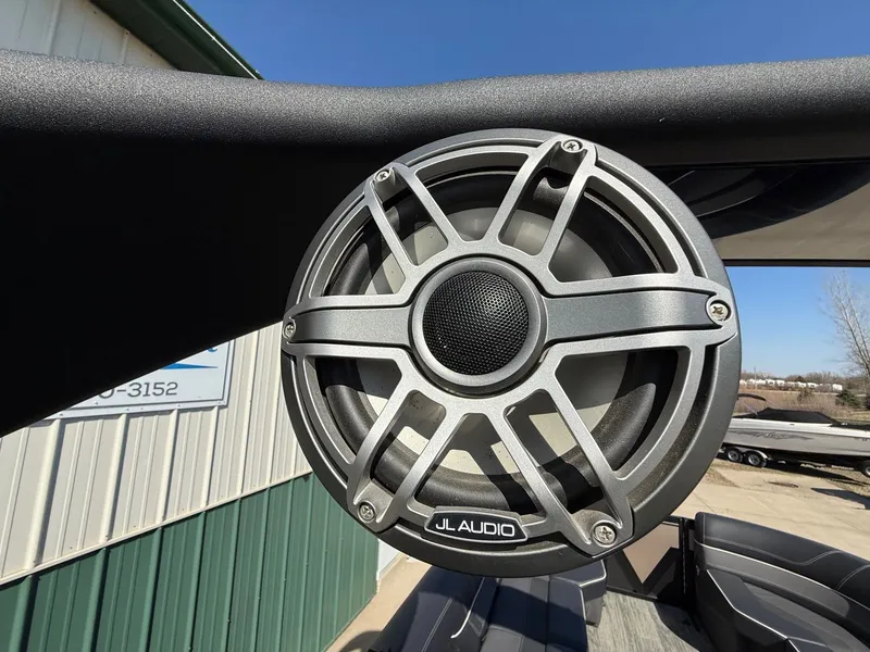 Slide: The Image of JL Audio speaker in Viaggio Diamante 2024 boat. - 41