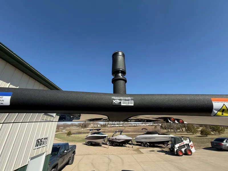 Slide: The Image of Viaggio Diamante 2024 boat with trailer in parking lot. - 42