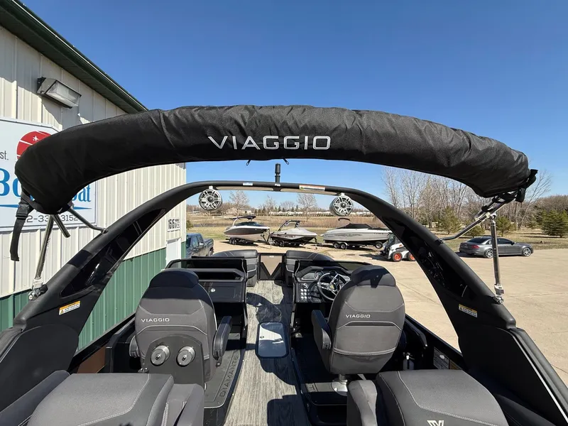 Slide: The Image of Interior view of 2024 Viaggio Diamante boat with modern features. - 44