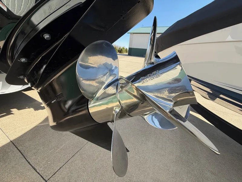 Slide: The Image of Close-up of a shiny boat propeller, Viaggio Diamante 2024. - 7
