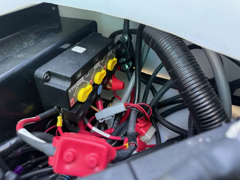 Slide: The Image of Viaggio Diamante 2024 electrical system with wires and connections. - 9