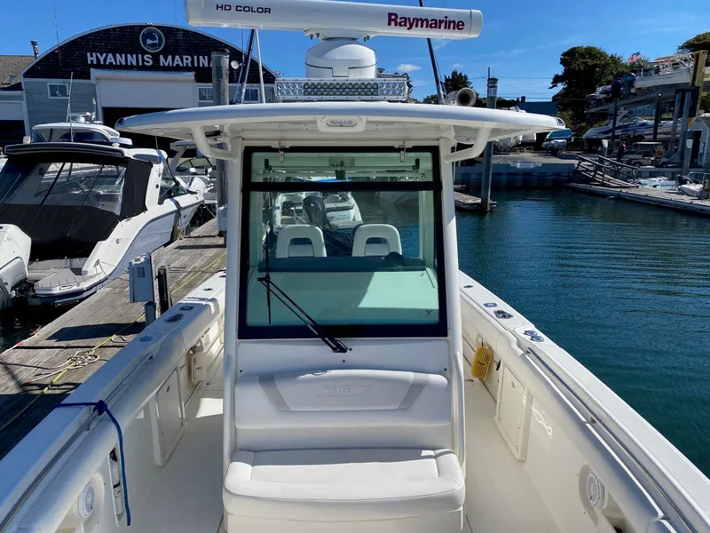 Slide: The Image of Boston Whaler 320 Outrage 2014 at Hyannis Marina. - 8