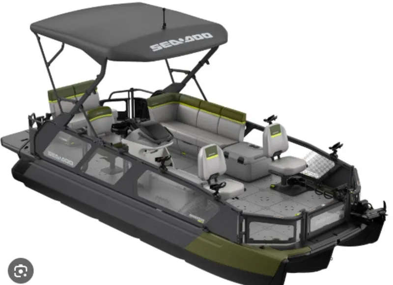 The Image of Sea-Doo Switch Fish™ 21 - 230 hp Galvanized 2026 - 1