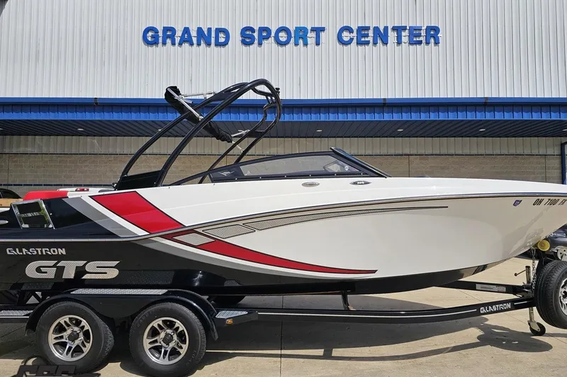 Slide: The Image of 2020 Glastron GTS 225 boat at Grand Sport Center, featuring sleek design and vibrant colors. - 3