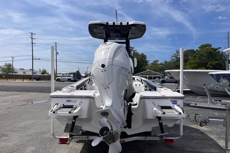 Slide: The Image of Rear view of 2026 Tidewater 2300 Carolina Bay boat outdoors. - 3