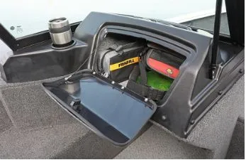 Slide: The Image of Storage compartment in Lund 2026 Z16XLD 1650 REBEL XL SPORT boat. - 5