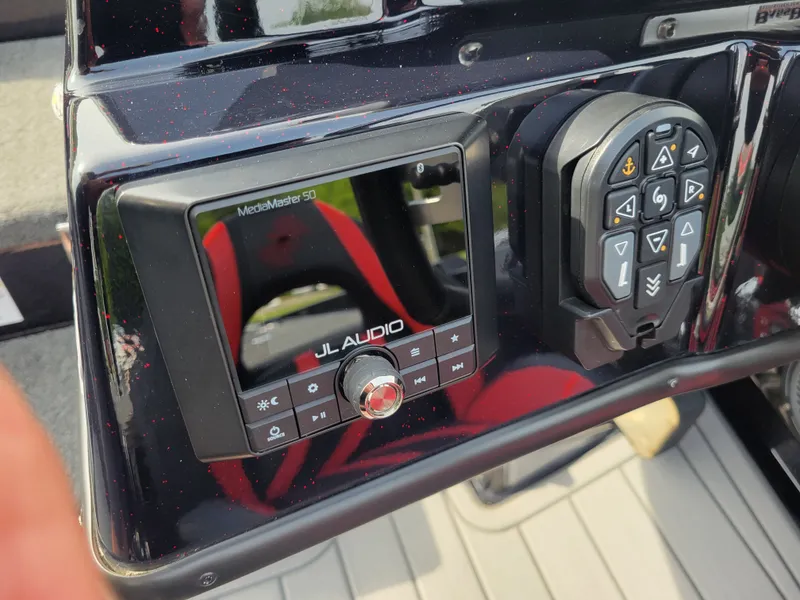 Slide: The Image of JL Audio system in 2025 Bass Cat Jaguar boat. - 30