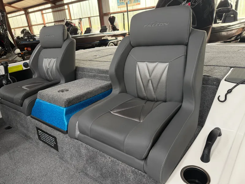 Slide: The Image of Falcon F195 boat seats, luxurious design, model year 2026. - 12