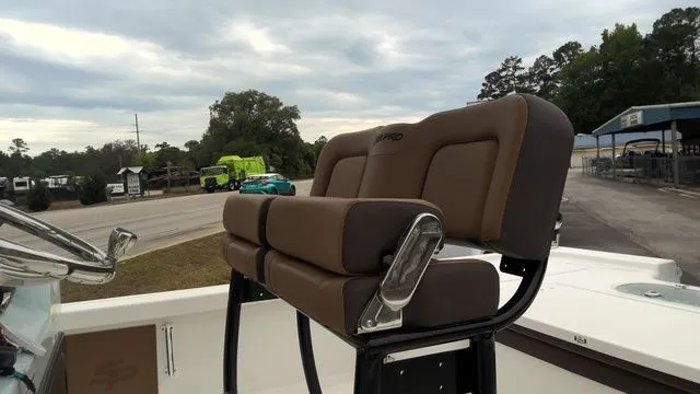 Slide: The Image of 2026 Sea Pro 250 Bay boat seat on deck. - 5