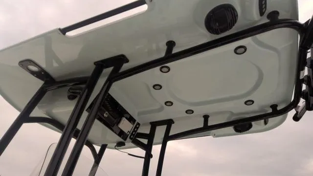 Slide: The Image of 2026 Sea Pro 250 Bay boat roof with lighting. - 6