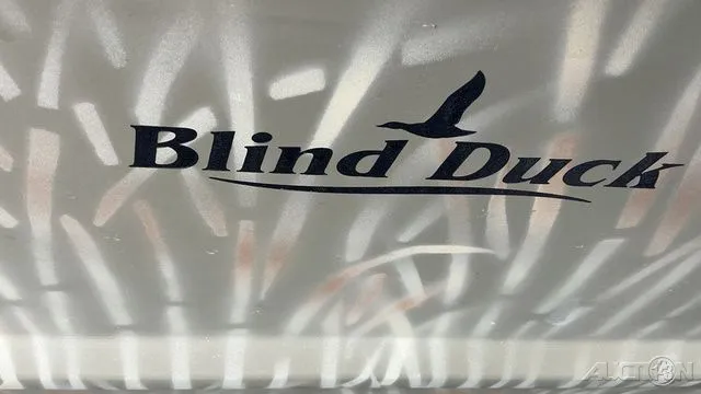 Slide: The Image of Blind Duck logo on Tracker GRIZZLY 1648 SC 2025 in grassland camo. - 5