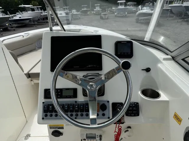 Slide: The Image of Key West 239 DFS boat steering console, 2023 model. - 13