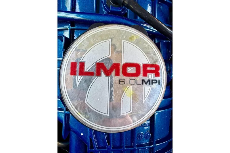 Slide: The Image of Ilmor 6.0L MPI engine detail on 2023 MasterCraft NXT20 boat. - 36