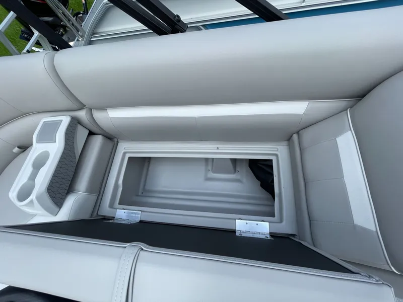 Slide: The Image of Interior of 2026 Godfrey EX 1880CX CRUISE with storage and cup holder. - 20