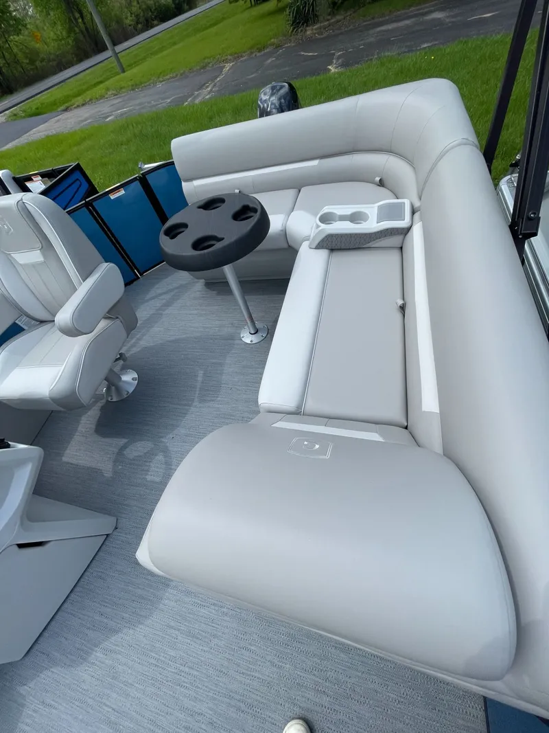 Slide: The Image of Interior of 2026 Godfrey EX 1880CX CRUISE with gray upholstery. - 21