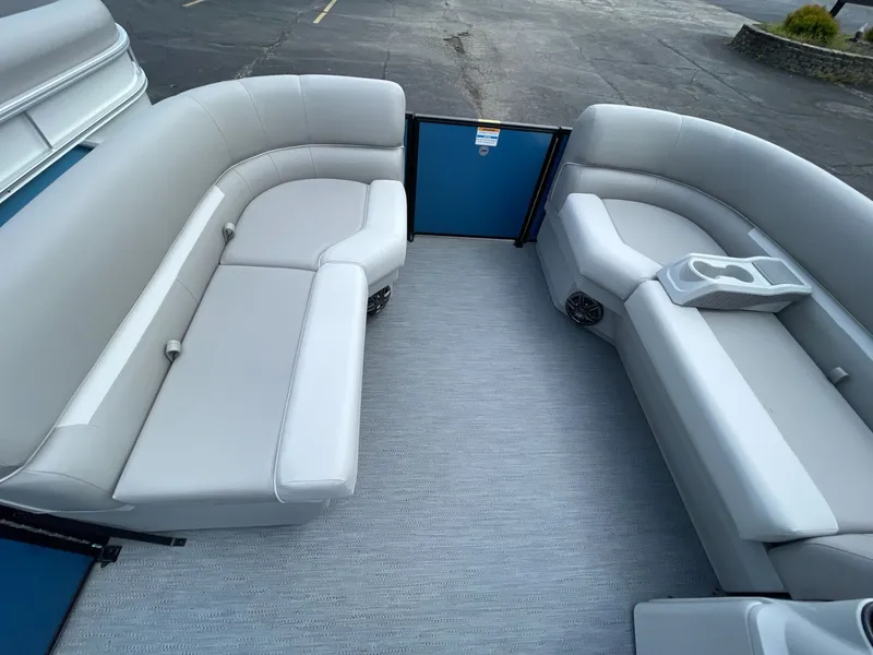 Slide: The Image of Interior of 2026 Godfrey EX 1880CX CRUISE with gray seating. - 25