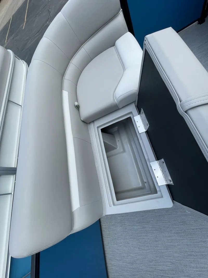 Slide: The Image of Interior of 2026 Godfrey EX 1880CX CRUISE with storage compartment. - 27