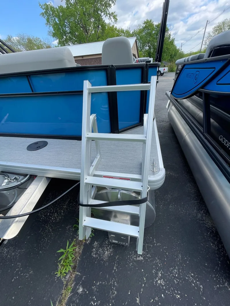 Slide: The Image of Godfrey EX 1880CX CRUISE 2026 with ladder on asphalt. - 7