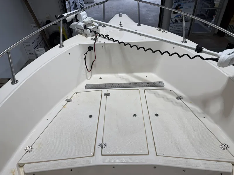 Slide: The Image of Interior view of a 2005 Key West 225 boat deck. - 8