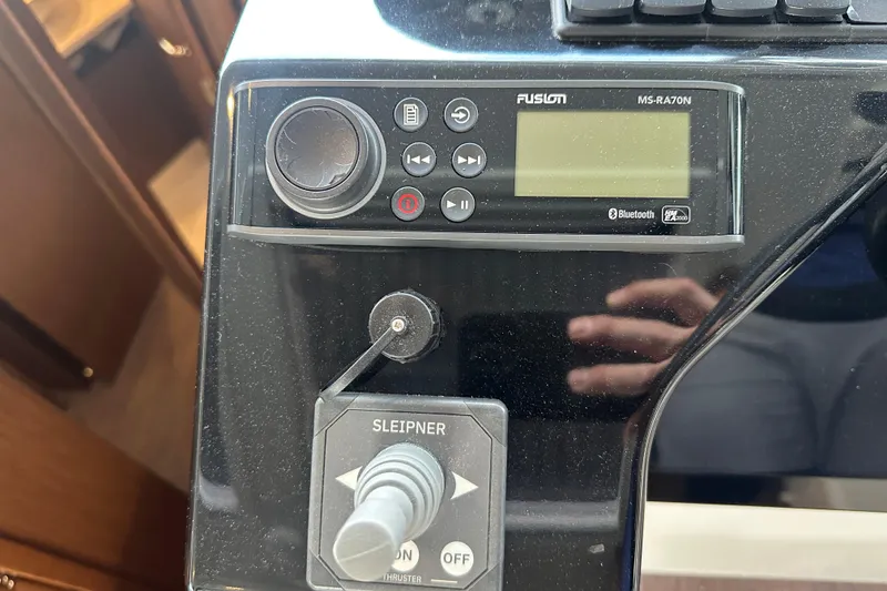 Slide: The Image of Control panel of 2023 Beneteau Antares 11 Coupe with Fusion MS-RA70N audio system. - 20