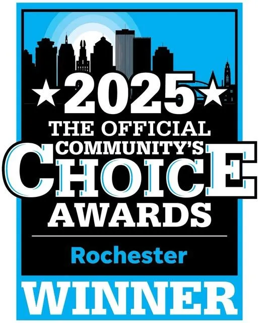 Slide: The Image of 2025 Community Choice Awards Winner Rochester poster. - 3