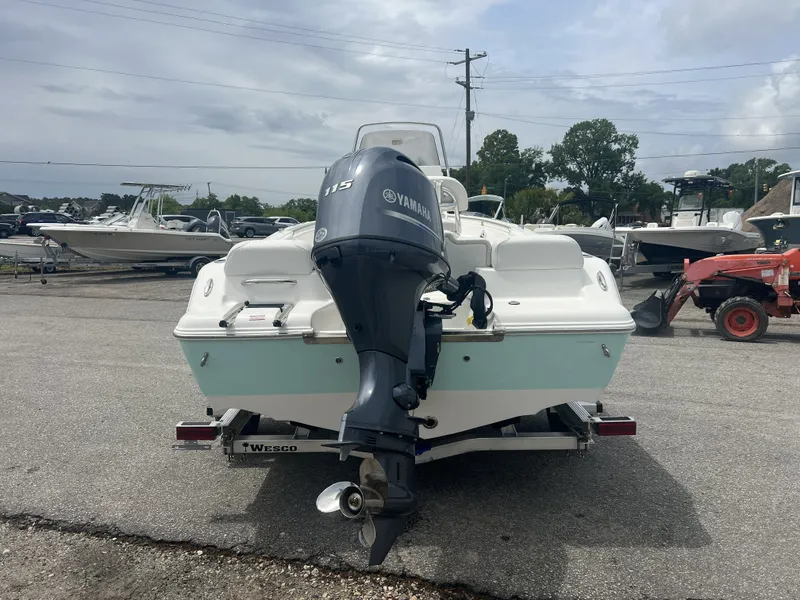 Slide: The Image of 2026 Key West 189 FS boat with Yamaha engine on trailer. - 10