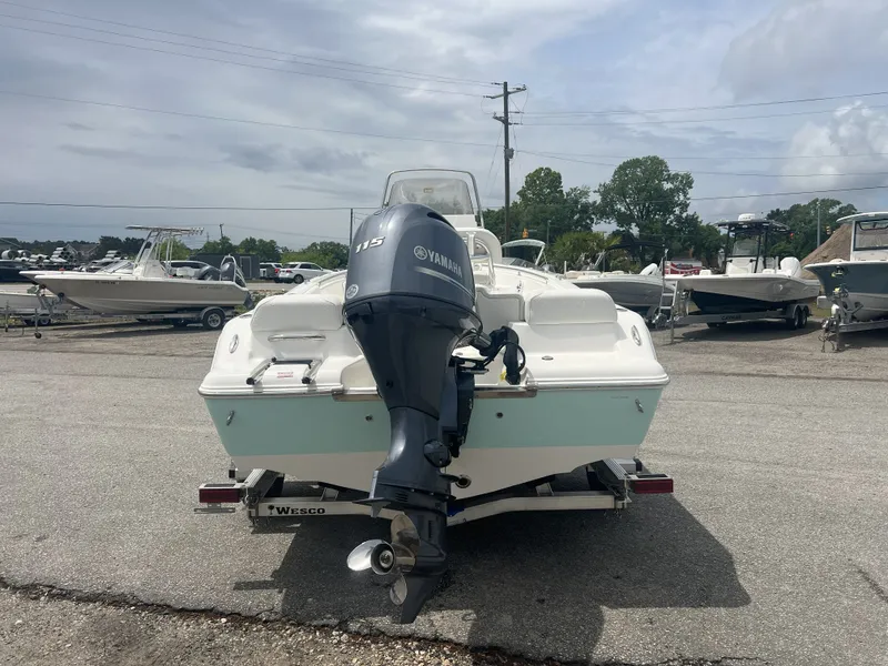 Slide: The Image of Key West 189 FS boat 2026 with Yamaha engine on trailer. - 9