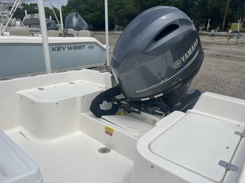 Slide: The Image of Key West 1720 boat with Yamaha outboard motor, year 2026. - 10