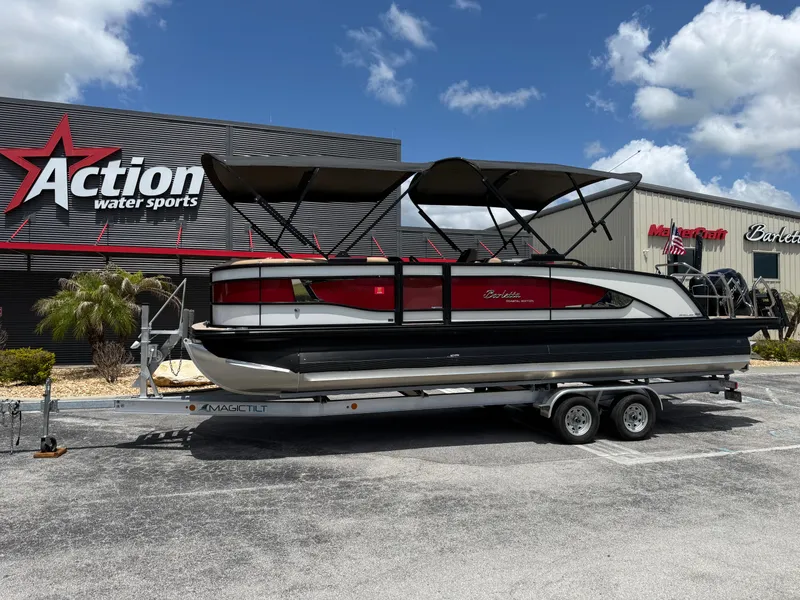 The Image of 2023 Barletta Lusso 25UE pontoon boat at Action Water Sports. - 1