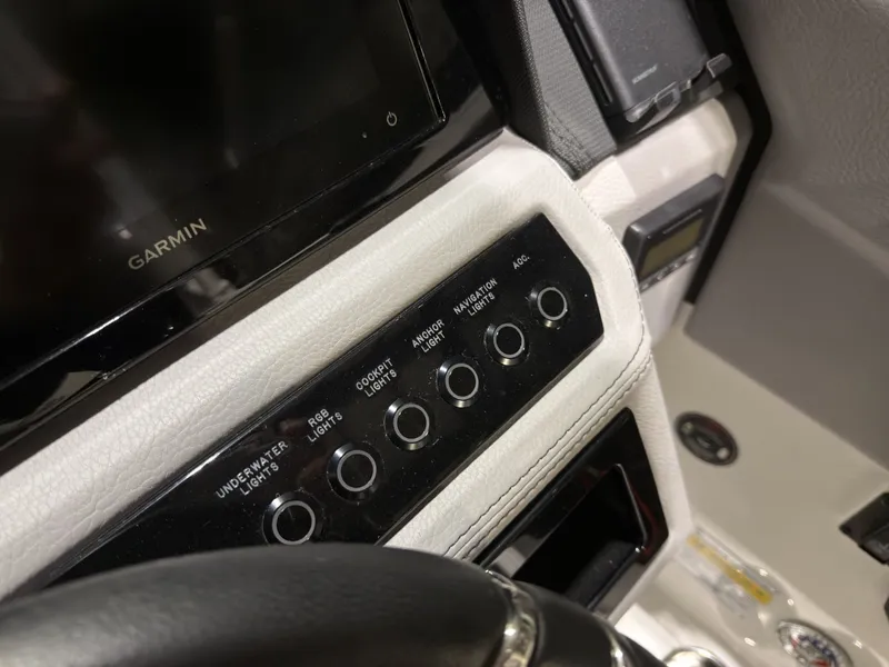 Slide: The Image of Dashboard of 2022 Cobalt R6 featuring Garmin navigation. - 38