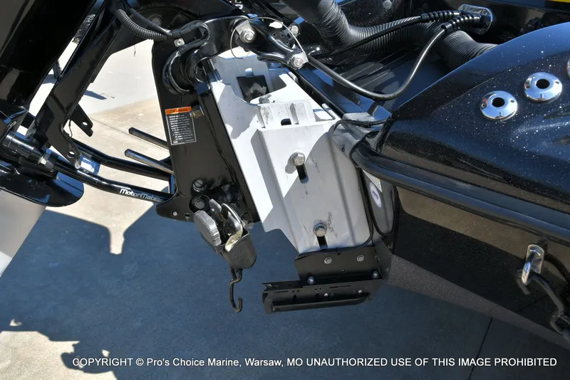 Slide: The Image of Close-up of a 2013 Ranger Z520c Dual Console motor. - 23