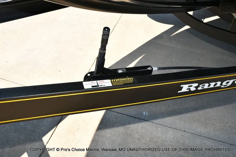 Slide: The Image of Close-up of Ranger Z520c Dual Console boat trailer, 2013 model. - 38