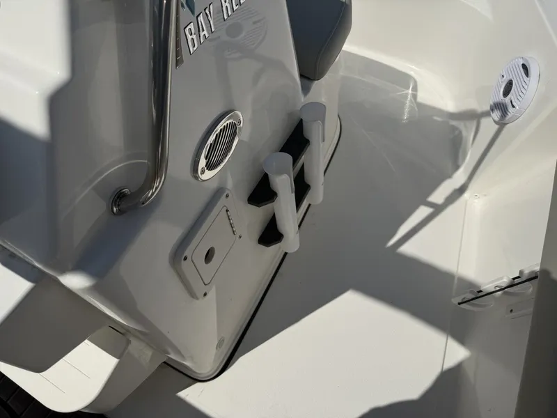 Slide: The Image of Interior view of Key West 188 Bay Reef boat, model year 2026. - 13